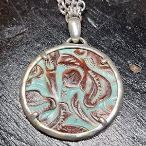 Patricia Nash Elena (Leather) Long Necklace